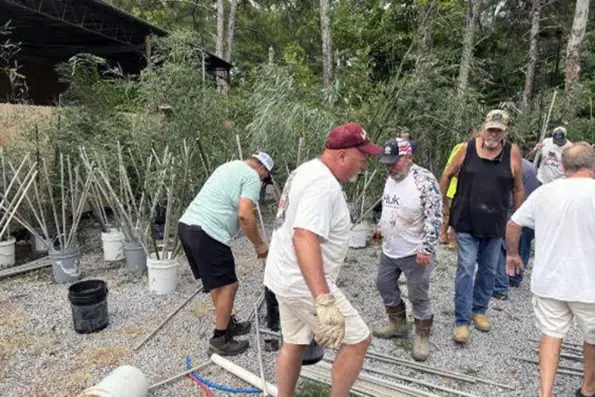 Anglers Unlimited | Weiss Lake Fish Habitat Build 2024